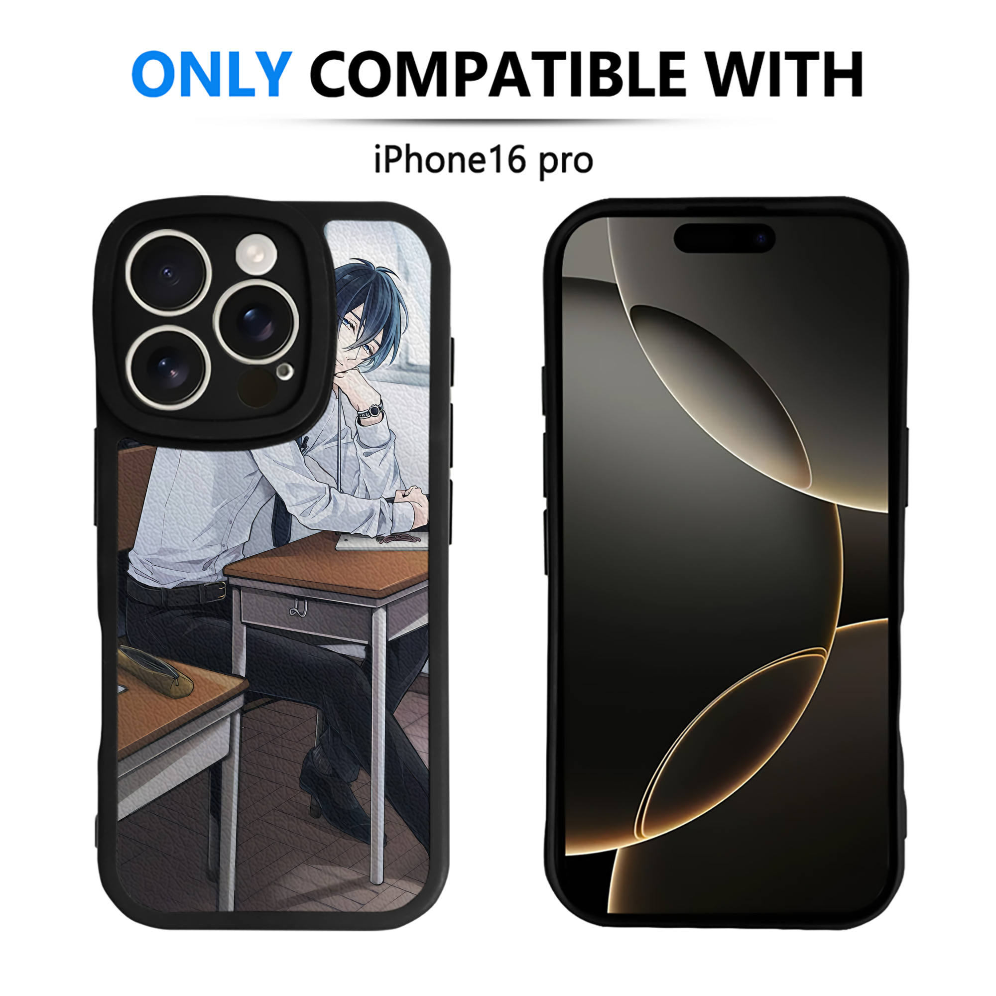 （画像用） 刀剣乱舞 Touken Ranbu 【iPhone 16シリーズ対応】シリコンスマホケース（レザー調） 材質：シリコン